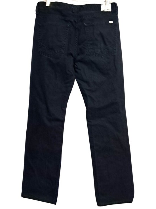 Y2K Vans Johhny Layton Pants Mens Size 32 Off The Wall Chino Straight Leg Black - Picture 2 of 10